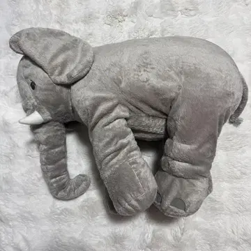 IKEA 그레이 코끼리 봉제 인형
