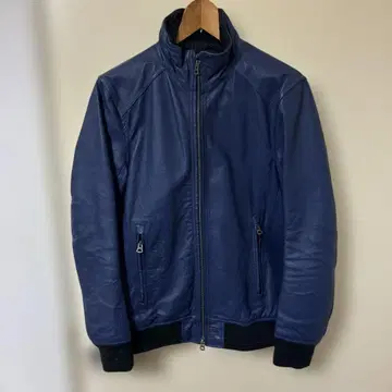 UNIVERSAL FREAK'S 네이비 가죽 자켓 S