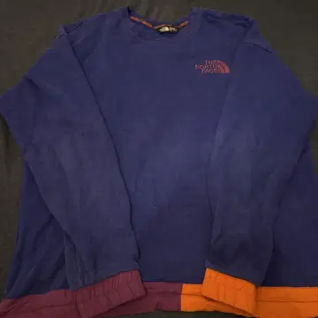 THE NORTH FACE 보라색 오렌지 트레이닝복 L