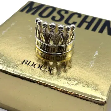 MOSCHINO 크라운 왕관 실버 925 반지 로고 11호