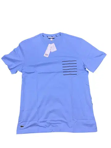LACOSTE 라이트 블루 T셔츠 US L