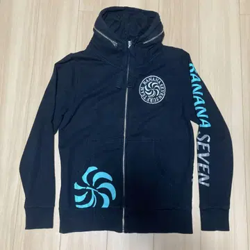 BANANA SEVEN 풀 집업 후드티 블랙