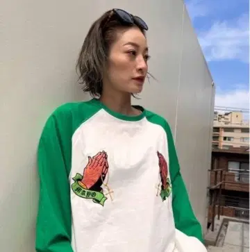 ROYAL FLASH 마요 x 니시야마 마키 긴팔T셔츠