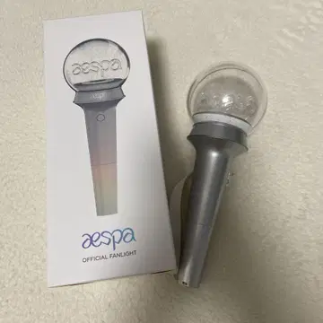 aespa 공식 팬 라이트 실버