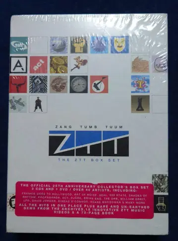 수입반 3CD + DVD THE ZTT BOX SET 미개봉 새상품