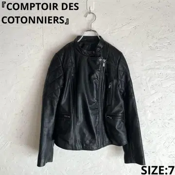 [ COMPTOIR DES COTONNIERS ] 라이더 가죽 자켓