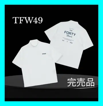 완판템 택 포함 새상품 TFW49 화이트 모크넥 M 2025 신상