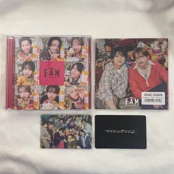 [ 익명 배송 ] timelesz 앨범 FAM 일반ver