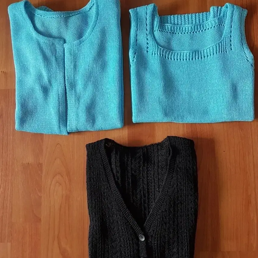 女性半袖ニット3種セット夏服女性服女性服夏半袖女性衣料品 ナシカーディガン