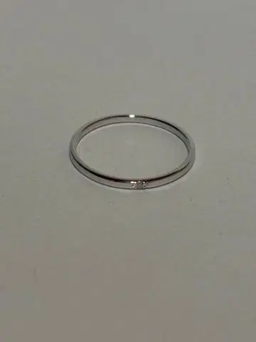 쥬에테 10K 화이트 골드 반지 다이아몬드#13