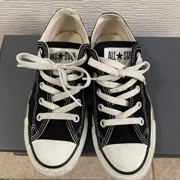 ALL STAR 블랙 로우컷 스니커즈