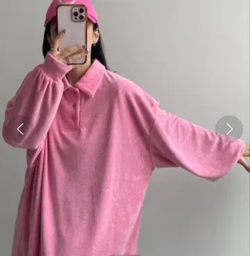 wee9s 파일 원단 폴로 롱 T