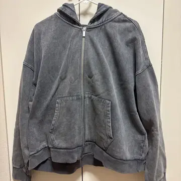 ZARA 그레이 풀 집업 후드티
