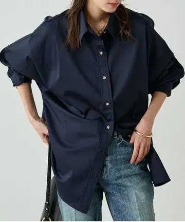 새틴 BIG 셔츠