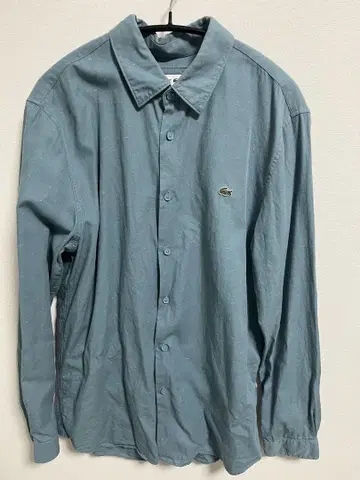 LACOSTE 긴팔 셔츠 블루