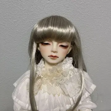 인형용 가발(실버) SD 사이즈