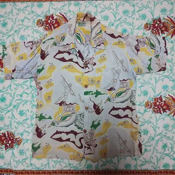 50s Royal Hawaiian 빈티지 하와이안 셔츠 S 사이즈