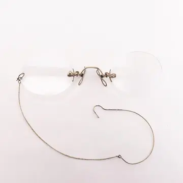 영국제 19c 10s 20s 앤티크 코안경 핀치 팬세 무테