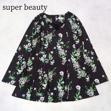 컨디션 최상 super beauty 저지 티셔츠 보타니컬 자수