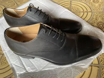 Hawkins Premium 블랙 가죽 드레스 신발