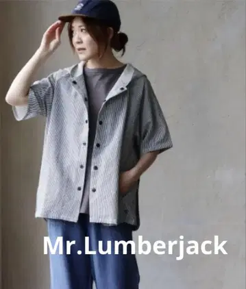 셔츠 후드티 반팔 남성용 스트레치 냉감 Mr.Lumberjack