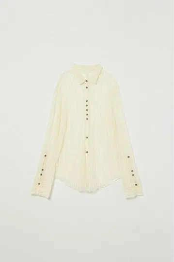 택 포함 새상품 Eaphi TULLE LACE SHIRT