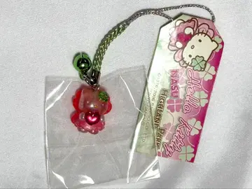 헬로키티 나스 하이랜드 파크 클로버 스트랩 고토치 키티