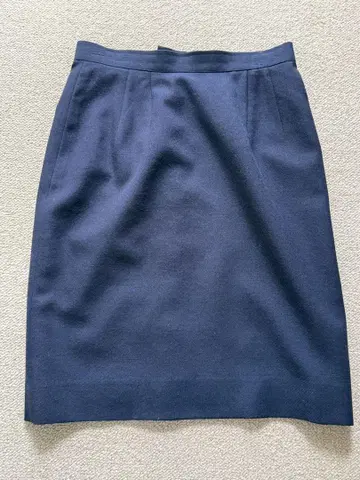 후쿠조 (fukuzo) S 사이즈 네이비 타이트 스커트