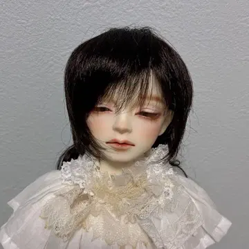 인형용 가발 (블랙) SD 사이즈