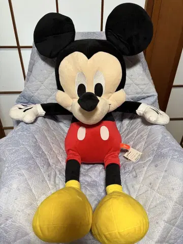 미키마우스 초초 BIG 봉제 인형 84cm 택 포함 새상품 특대형