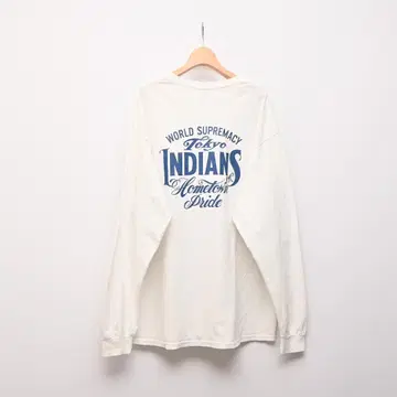 TOKYO INDIANS 도쿄 인디언즈 긴팔T셔츠 XL 화이트