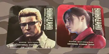 USJ 유니버셜 바이오하자드 코스터 4개 세트