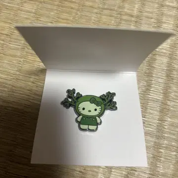 오사카 간사이 만국 박람회 일본관 키티 핀 배지 모즈쿠