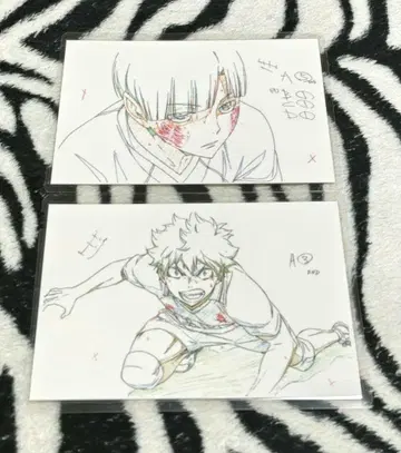 하이큐!! 원화 엽서 2종 세트 5 라미네이티드 낱개 판매