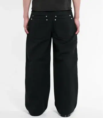 Asapmode Stacked Canvas Wide-Leg Pants L