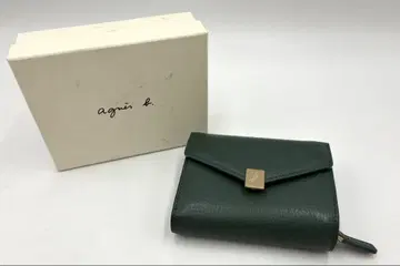 agnes b 에네스베 miyuki 미니 월렛 3단 폴더형 지갑