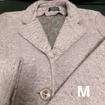 이탈리아제 VEZZO 연보라 핑크색 테일러드 자켓 M