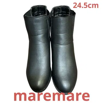 마레마레 블랙 사이드 고어 부츠 LL 24.5cm