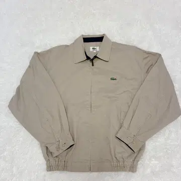 LACOSTE 라코스테 블루종 자켓 베이지 3 와니 자수 꽃