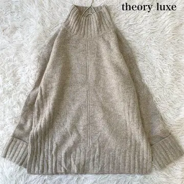 theory luxe MIST LENI 울 캐시미어 하이넥 니트