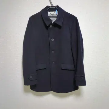 새상품급 나노 유니버스 슈퍼140s 써모라이트 네이비 코트 M