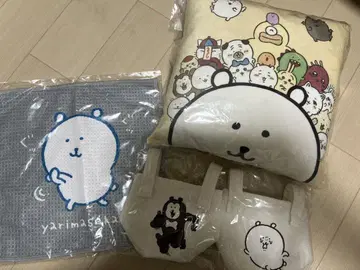 나가노 나가노 마켓 해피 백 쿠션 바스켓 3점