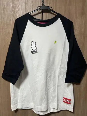CUNE 래글런 슬리브 T셔츠 사이즈 2