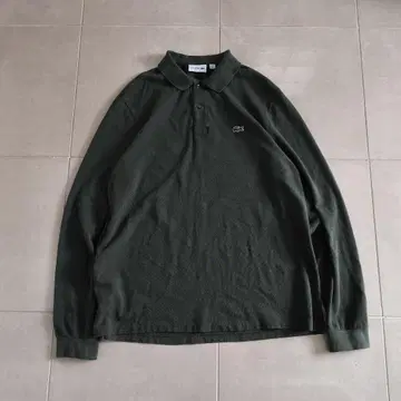LACOSTE 라코스테 긴팔 피케 셔츠 밀리터리 카키 XL 6