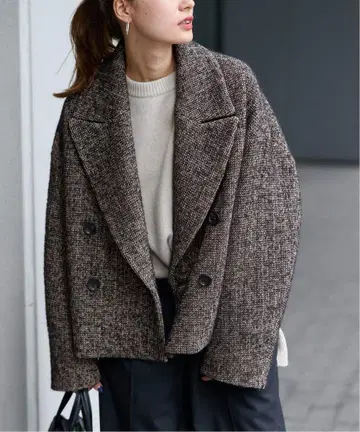 TWEED 숏코트