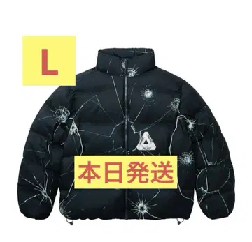 palace ripstop puffa smashed L 사이즈