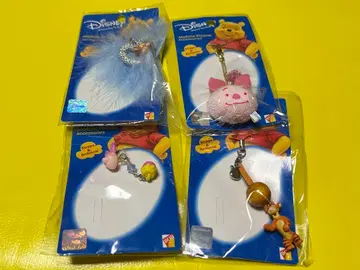 헤이세이 레트로 디즈니 스트랩 세트 푸우 4개 세트