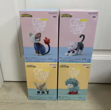 히로아카 Fluffy Puffy 4종 세트 피규어