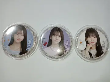노기자카46 스가와라 사츠키 캔 배지 3종