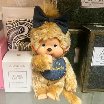 레어 새상품급 골드 몽치치 여아 블루 아이 약 20cm